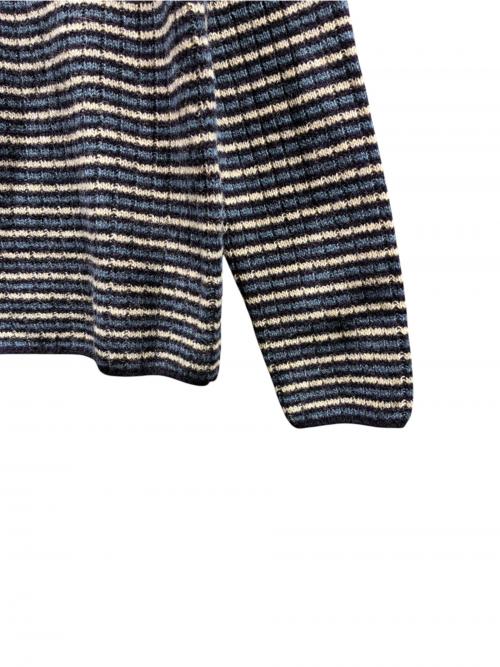 AURALEE（オーラリー）AURALEE (オーラリー) SHETLAND WOOL CASHMERE RIB KNIT ネイビー サイズ:5の古着・服飾アイテム