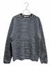 AURALEE（オーラリー）の古着「SHETLAND WOOL CASHMERE RIB KNIT」｜ネイビー