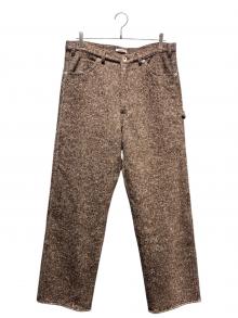 AURALEE（オーラリー）の古着「HOMESPUN TWEED PAINTER PANTS」｜ブラウン