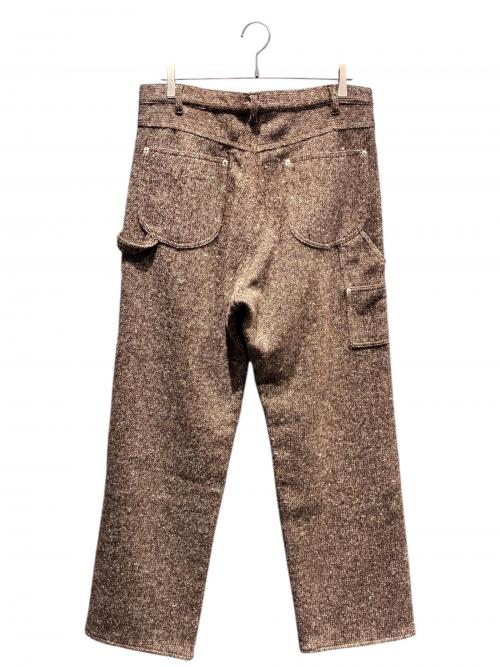 AURALEE（オーラリー）AURALEE (オーラリー) HOMESPUN TWEED PAINTER PANTS ブラウン サイズ:4の古着・服飾アイテム
