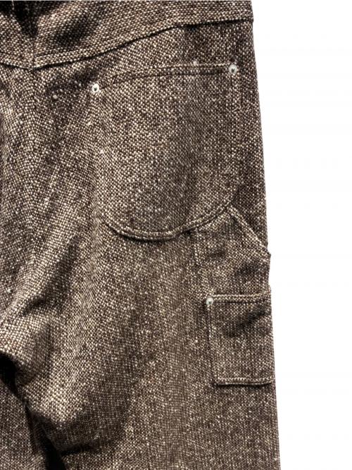 AURALEE（オーラリー）AURALEE (オーラリー) HOMESPUN TWEED PAINTER PANTS ブラウン サイズ:4の古着・服飾アイテム