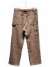AURALEE (オーラリー) HOMESPUN TWEED PAINTER PANTS ブラウン サイズ:4：45000円