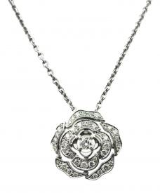 CHANELシャネル）の古着「CHANEL Bouton de Camélia Necklace カメリアコレクションネックレス J11177 ブランドジュエリー K18」