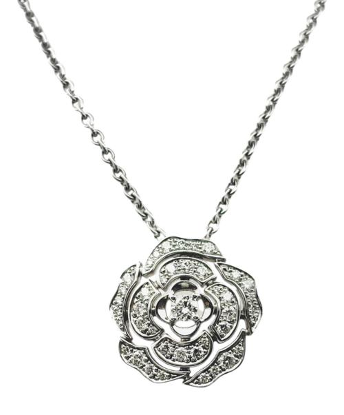 CHANEL（シャネル）CHANEL (シャネル) CHANEL Bouton de Camélia Necklace カメリアコレクションネックレス J11177 ブランドジュエリー K18 サイズ:42cmの古着・服飾アイテム