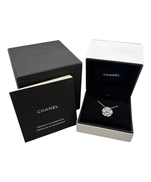 CHANEL（シャネル）CHANEL (シャネル) CHANEL Bouton de Camélia Necklace カメリアコレクションネックレス J11177 ブランドジュエリー K18 サイズ:42cmの古着・服飾アイテム