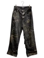 BALENCIAGAバレンシアガ）の古着「23SS SUPER DESTROYED BAGGY」｜ブラック