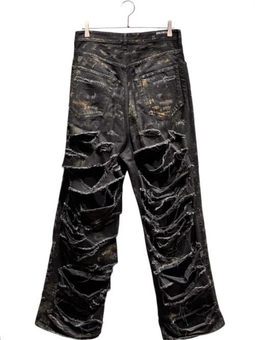 BALENCIAGA（バレンシアガ）BALENCIAGA (バレンシアガ) 23SS SUPER DESTROYED BAGGY ブラック サイズ:XSの古着・服飾アイテム