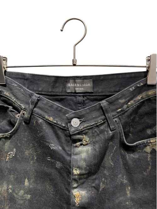 BALENCIAGA（バレンシアガ）BALENCIAGA (バレンシアガ) 23SS SUPER DESTROYED BAGGY ブラック サイズ:XSの古着・服飾アイテム