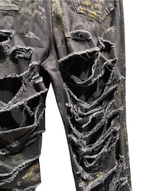 BALENCIAGA（バレンシアガ）BALENCIAGA (バレンシアガ) 23SS SUPER DESTROYED BAGGY ブラック サイズ:XSの古着・服飾アイテム
