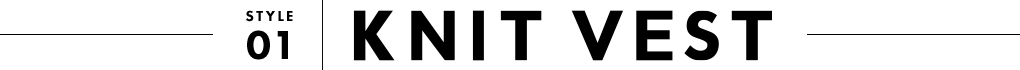 STYLE01 KNIT VEST