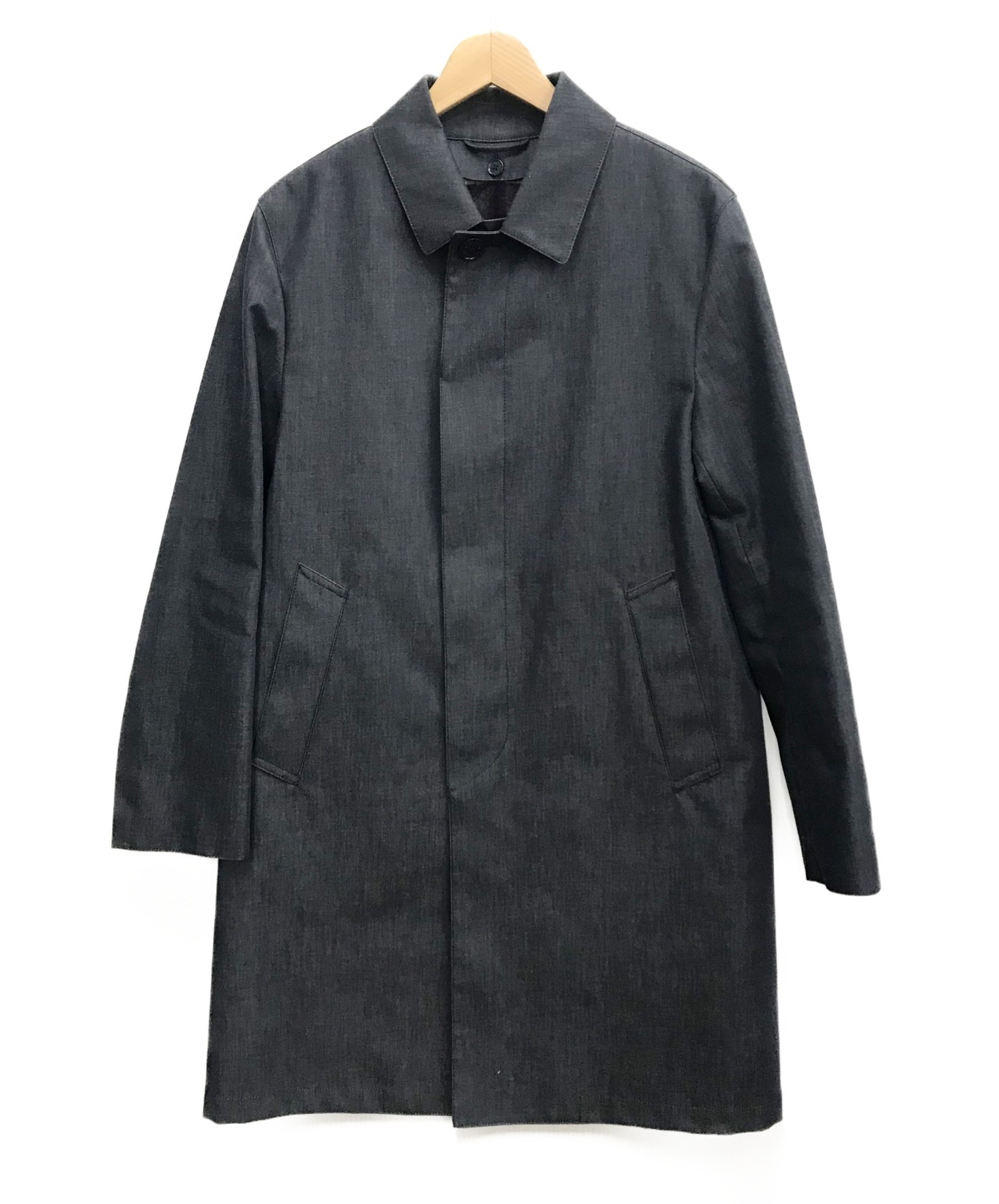 中古 古着通販 Mackintosh Philosophy マッキントッシュフィロソフィー コットンボンディング ステンカラーコート グレー サイズ 38 ブランド 古着通販 トレファク公式 Trefac Fashion