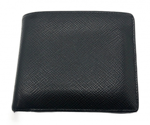 SMYTHSON（スマイソン）SMYTHSON (スマイソン) 2つ折り財布 ブラックの古着・服飾アイテム