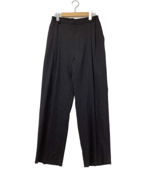 CMMN SWDN（コモンスウェーデン）CMMN SWDN (コモンスウェーデン) Jez pleat trouser rust ブラック サイズ:48の古着・服飾アイテム