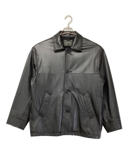 中古 古着通販 Nano Universe ナノ ユニバース Wonder Light Leather カーコート ブラック サイズ L ブランド 古着通販 トレファク公式 Trefac Fashion