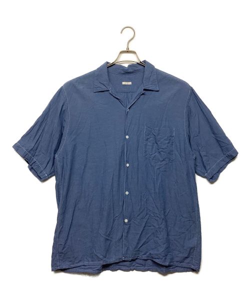 COMOLI（コモリ）COMOLI (コモリ) ベタシャンオープンカラーシャツ ブルー サイズ:3の古着・服飾アイテム