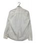 KENZO (ケンゾー) 刺繍長袖シャツ ホワイト×ネイビー サイズ:42：6800円