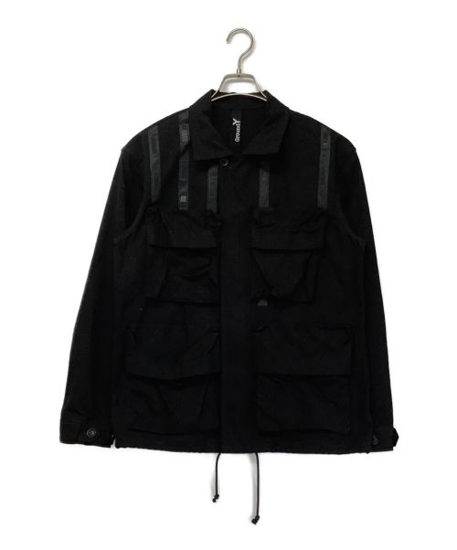 GROUND Y（グラウンドワイ）GROUND Y (グラウンドワイ) Open Collar Jacket ブラック サイズ:3の古着・服飾アイテム
