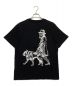 YOHJI YAMAMOTO × NEW ERA (ヨウジヤマモト × ニューエラ) ドッグロゴショートスリーブTシャツ ブラック サイズ:L：6800円