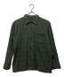 COMOLI（コモリ）の古着「ウールチェックオープンカラーシャツ」｜グレー×グリーン