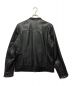 BURBERRY BLACK LABEL (バーバリーブラックレーベル) シングルライダースジャケット ブラック サイズ:L：24800円