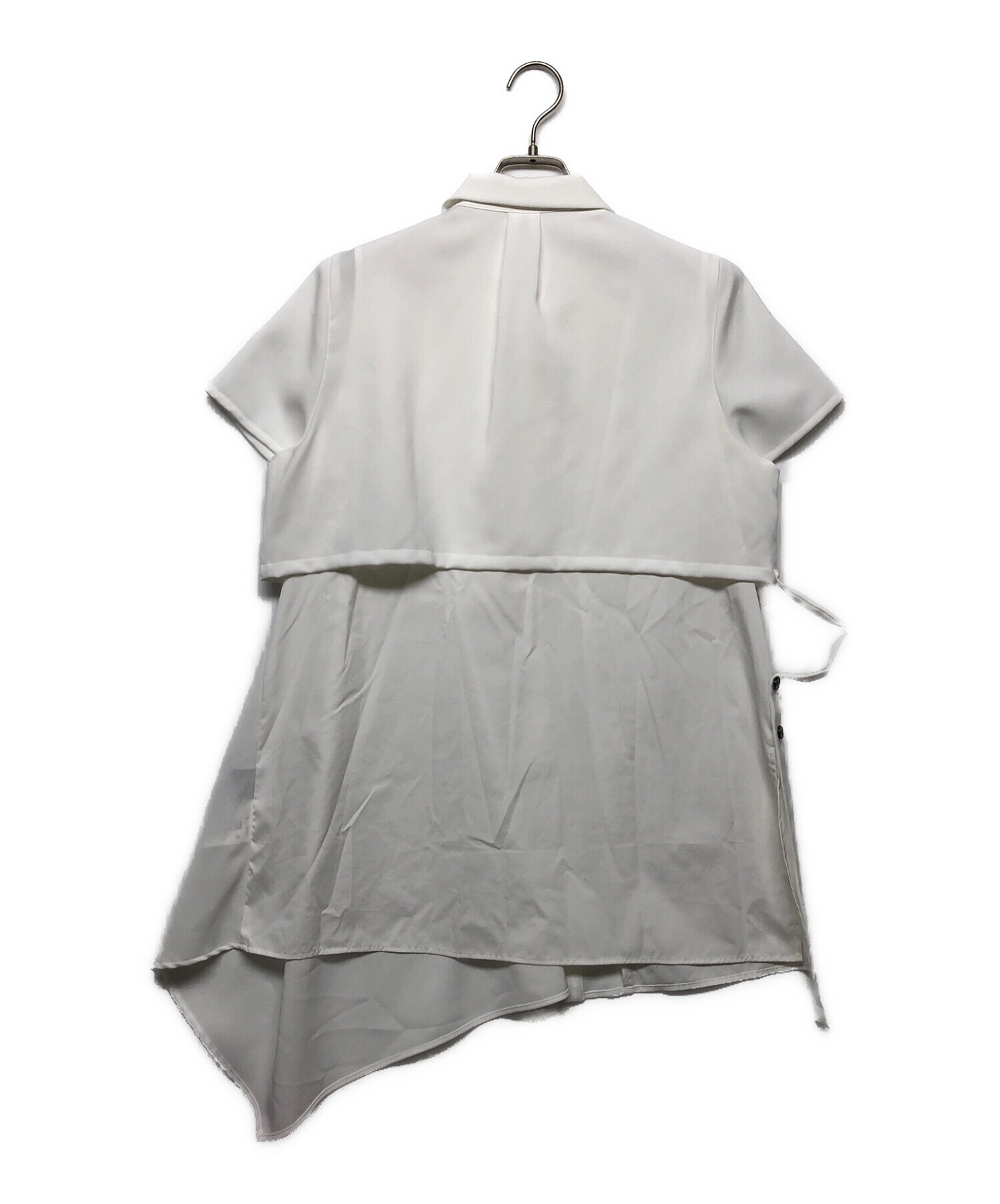 UNITED TOKYO (ユナイテッドトウキョウ) 2WAYレイヤードシャツ ホワイト サイズ:FREE