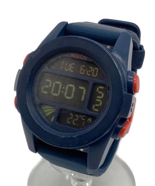 NIXON（ニクソン）NIXON (ニクソン) 腕時計 ラバー デジタル  ネイビーの古着・服飾アイテム