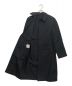 中古・古着 MILITARY (ミリタリー) ステンカラーコート ブラック サイズ:L：4800円