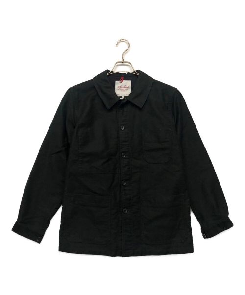 Le Sans Pareil（ル サン パレイユ）Le Sans Pareil (ル サン パレイユ) カバーオール ブラック サイズ:38の古着・服飾アイテム