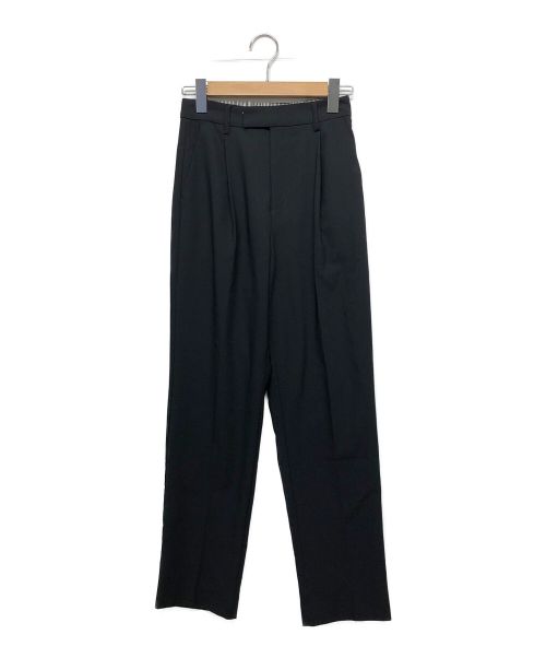 Ameri（アメリ）AMERI (アメリ) COLOR BASIC TAPERED PANTS ブラック サイズ:S 未使用品の古着・服飾アイテム