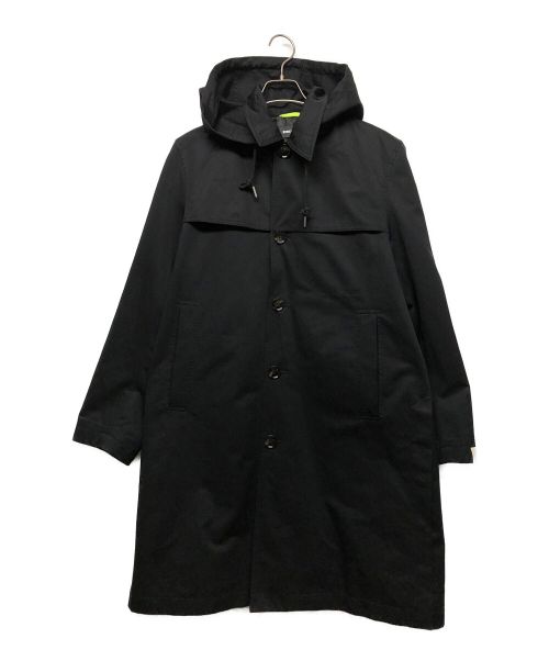 DIESEL（ディーゼル）DIESEL (ディーゼル) フーテッドトレンチコート ブラック サイズ:Mの古着・服飾アイテム