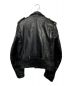 VANSON (バンソン) ライダースジャケット ブラック サイズ:38：24800円