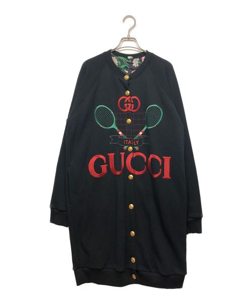 GUCCI（グッチ）GUCCI (グッチ) リバーシブルシャツスウェット ブラック サイズ:xsの古着・服飾アイテム