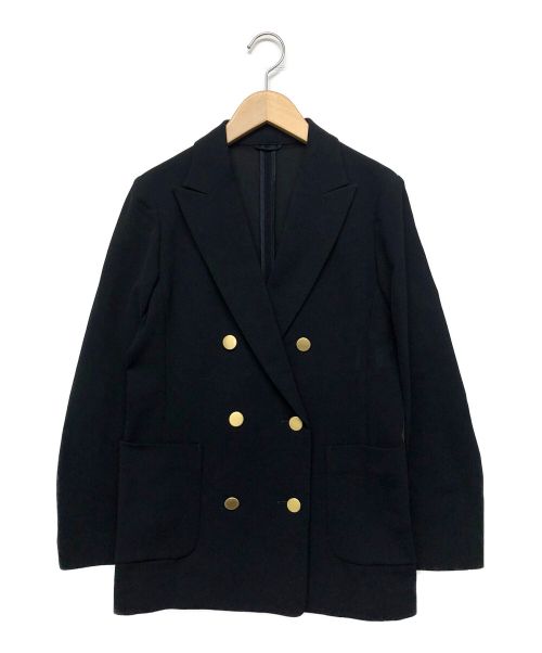 ANAYI（アナイ）ANAYI (アナイ) 金釦テーラードジャケット ブラック サイズ:36の古着・服飾アイテム