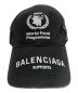 BALENCIAGA (バレンシアガ) WFPキャップ ブラック：10000円