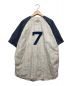 中古・古着 MIRAGE (ミラージュ) ベースボールシャツ ベージュ サイズ:L：10000円