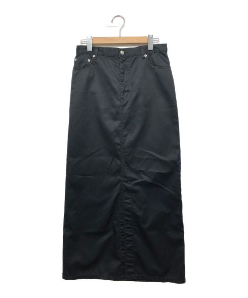 AP STUDIO（エーピーストゥディオ）AP STUDIO (エーピーストゥディオ) ハイカウントスカート ブラック サイズ:38の古着・服飾アイテム