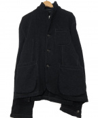 KOLOR（カラー）の古着「スタンドカラーウールジャケット」｜ブラック