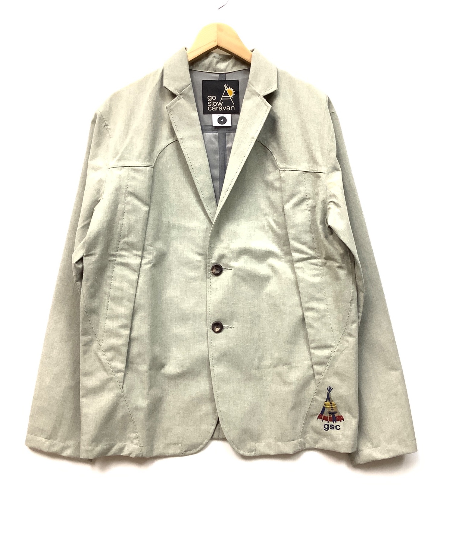 中古 古着通販 Go Slow Caravan ゴースローキャラバン 2bジャケット サイズ 4 未使用品 ブランド 古着通販 トレファク公式 Trefac Fashion