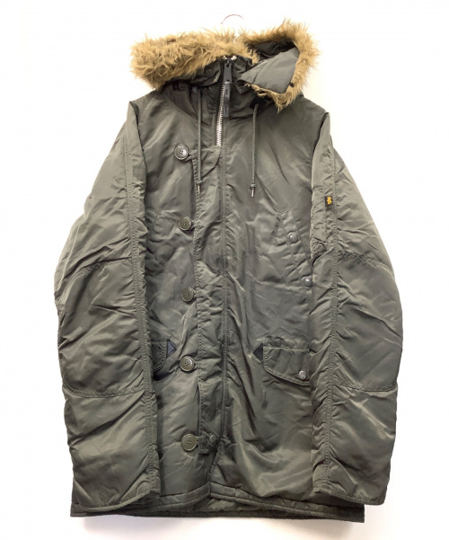 中古 古着通販 Alpha アルファ N 3bタイプタイトジャケット カーキ サイズ L ブランド 古着通販 トレファク公式 Trefac Fashion
