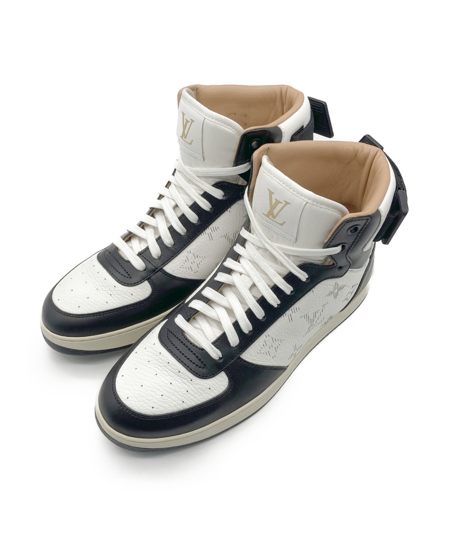 中古 古着通販 Louis Vuitton ルイヴィトン ハイカットスニーカー マルチカラー サイズ 5 リヴォリ ラインスニーカー 1a5epu ブランド 古着通販 トレファク公式 Trefac Fashion