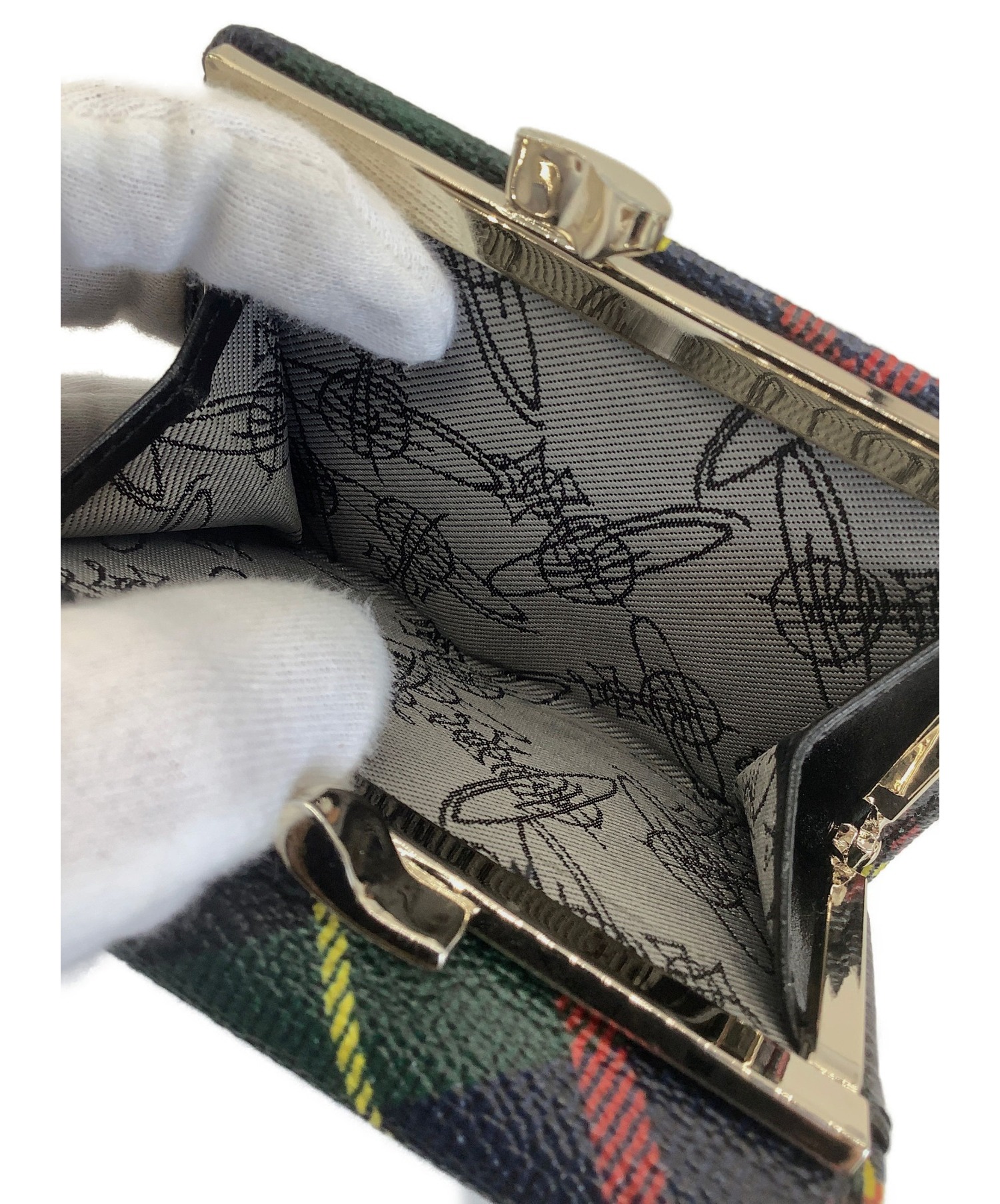Vivienne Westwood (ヴィヴィアンウエストウッド) 3つ折り財布 サイズ:下記参照 51010018-10256 チェック柄