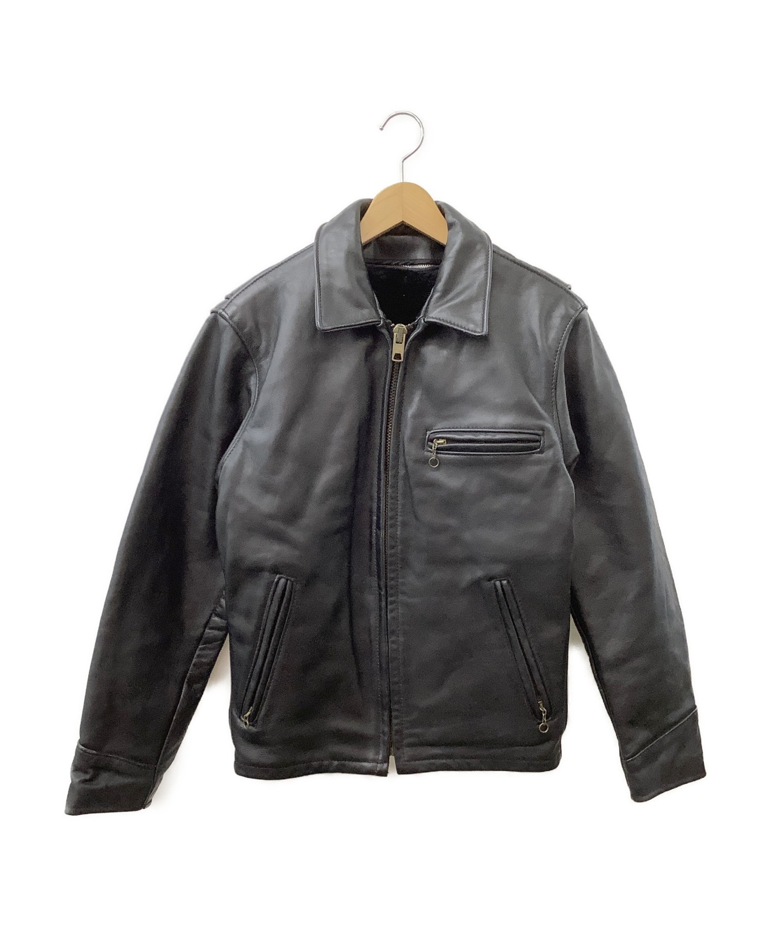 中古 古着通販 Schott ショット 裏ボアシングルライダースジャケット ブラック サイズ 36 S Us ブランド 古着通販 トレファク公式 Trefac Fashion