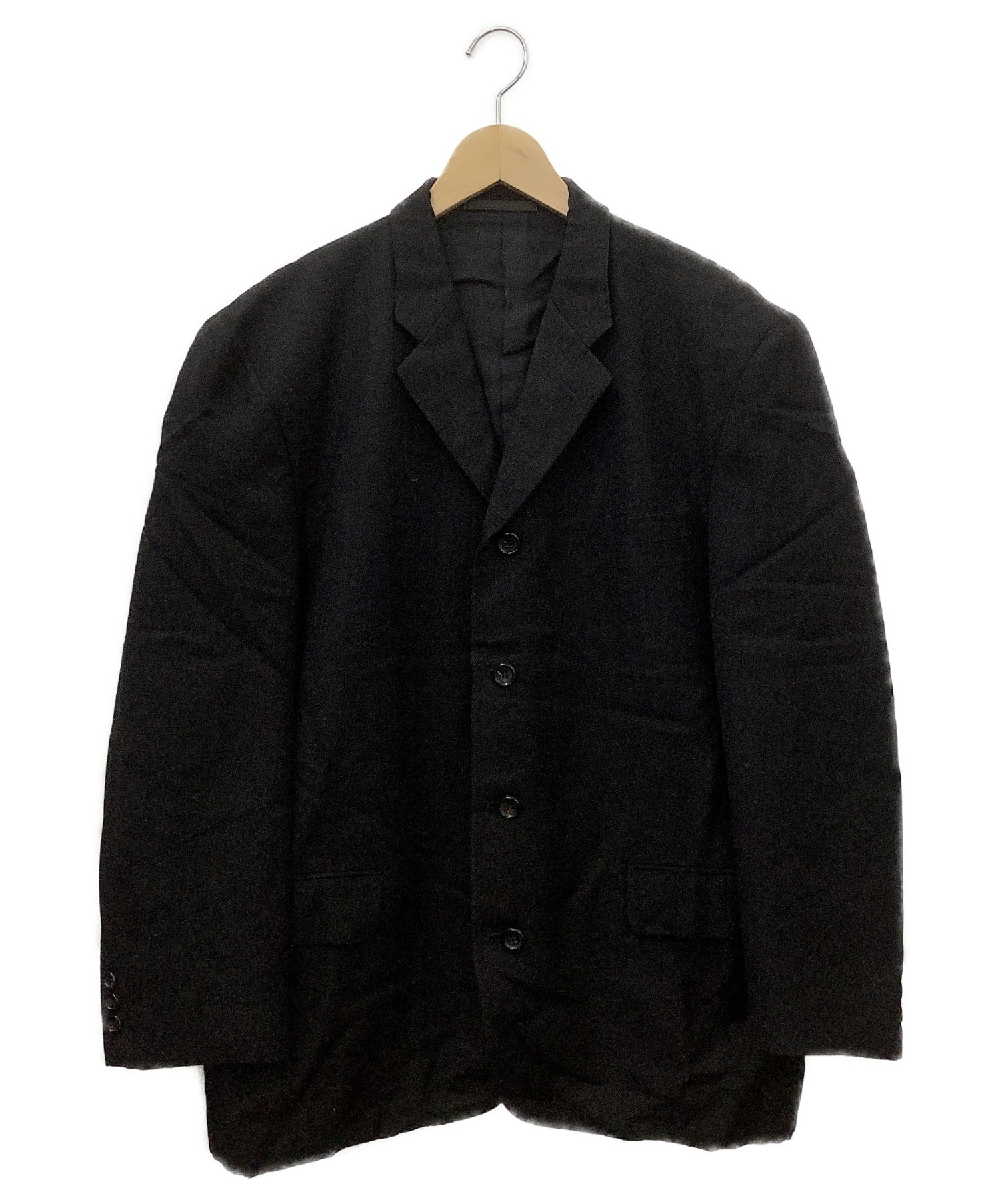 COMME des GARCONS HOMME (コムデギャルソンオム) 90s 4Bジャケット ブラック サイズ:Ｍサイズ