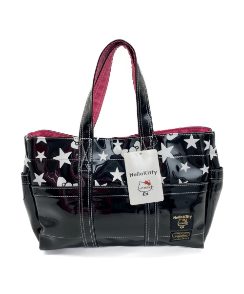 中古 古着通販 Porter Atmos Hello Kitty ポーター アトモス ハローキティ トートバッグ ブラック ホワイト ピンク サイズ 下記参照 ブランド 古着通販 トレファク公式 Trefac Fashion