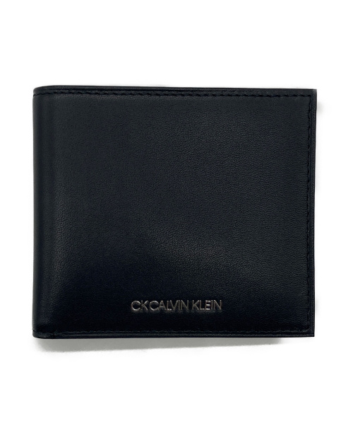 ck Calvin Klein（シーケーカルバンクライン）ck Calvin Klein (シーケーカルバンクライン) 2つ折り財布 ブラック サイズ:下記参照 未使用品 832623の古着・服飾アイテム
