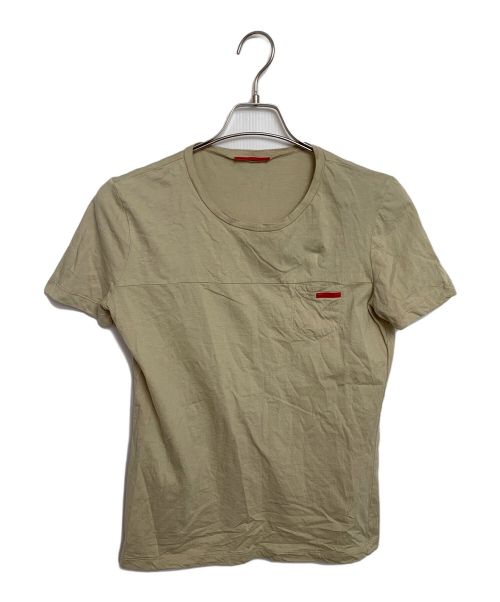 PRADA（プラダ）PRADA (プラダ) Tシャツ カーキ サイズ:XLの古着・服飾アイテム