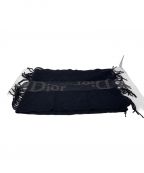 Christian Diorクリスチャン ディオール）の古着「カシミヤ混マフラー」｜ブラック