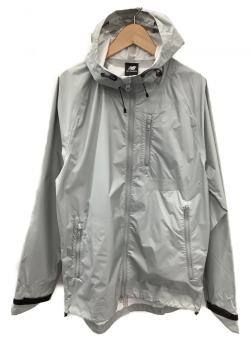 中古 古着通販 New Balance ニューバランス ナイロンパーカー シルバー サイズ M 未使用品 ブランド 古着通販 トレファク公式 Trefac Fashion