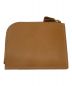 土屋鞄 (ツチヤカバン) ヌメ革ジップウォレット ブラウン：3980円