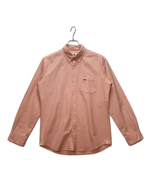 LACOSTE（ラコステ）LACOSTE (ラコステ) ボタンダウンシャツ ピンク サイズ:4の古着・服飾アイテム